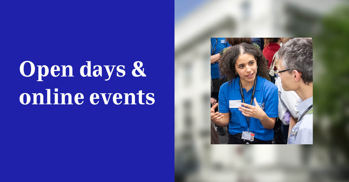 Open days banner