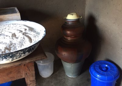 Stored food in Malawi
