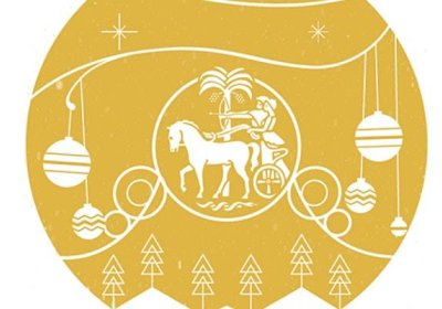 LSHTM seal in a festive scene