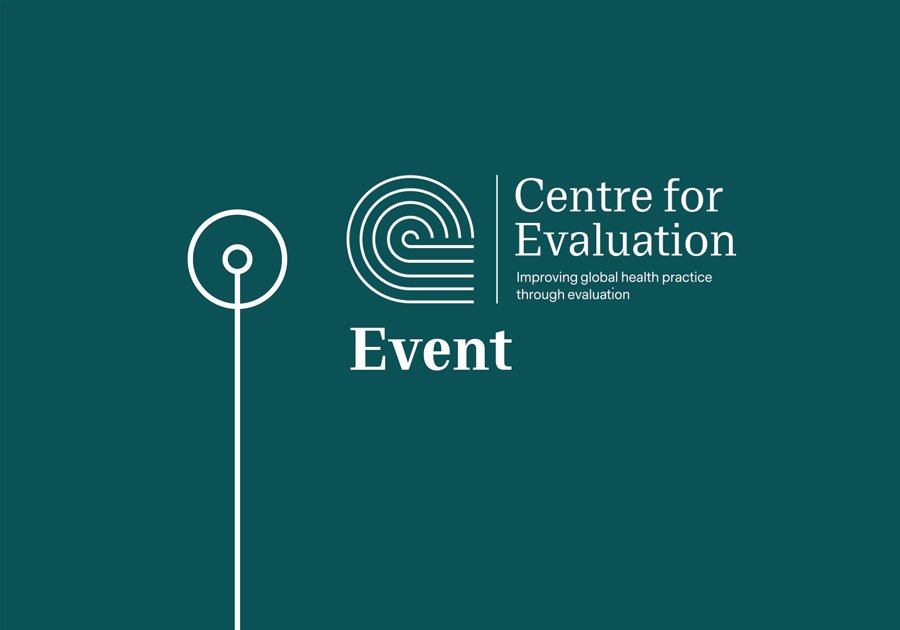 Event card for the Centre for Evaluation with its logo