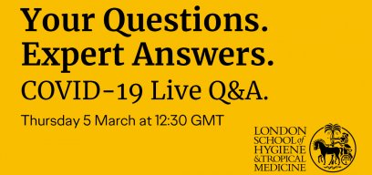 COVID-19 LIVE Q&amp;A 1 banner