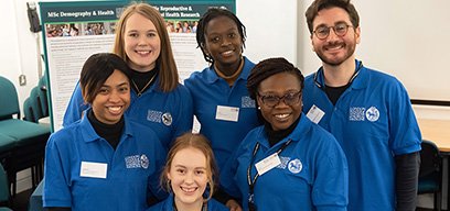 A group of student ambassadors