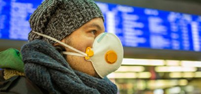 Man wearing face mask